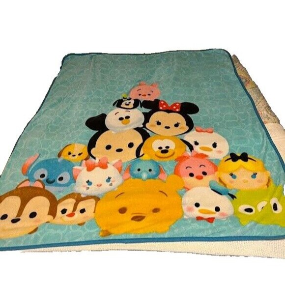Disney Tsum Tsum Cozycore Cosplay Plush Mickey & Friends Toddler Blanket - Picture 1 of 6